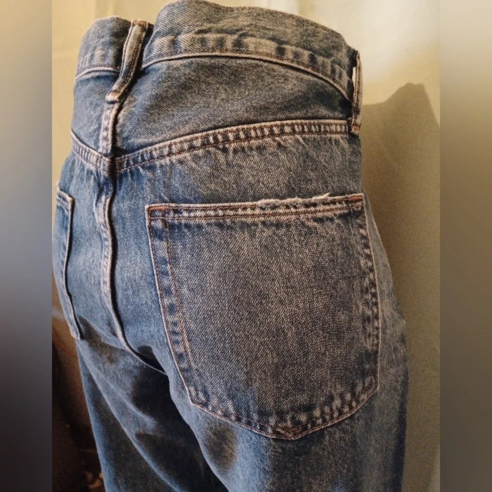 Gap 90s Button Fly Original Straight Leg Blue Denim Jeans